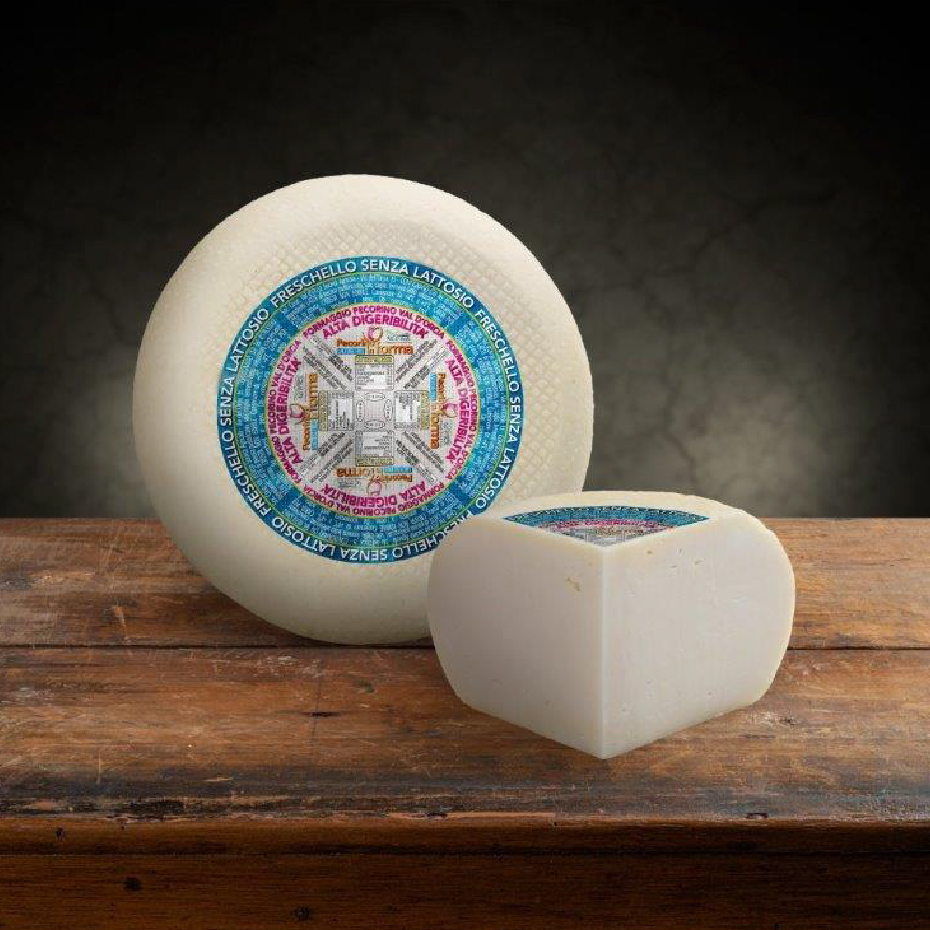 LactoseFree Freschello Pecorino Cheese 350 gr approx. ghiottoitaly